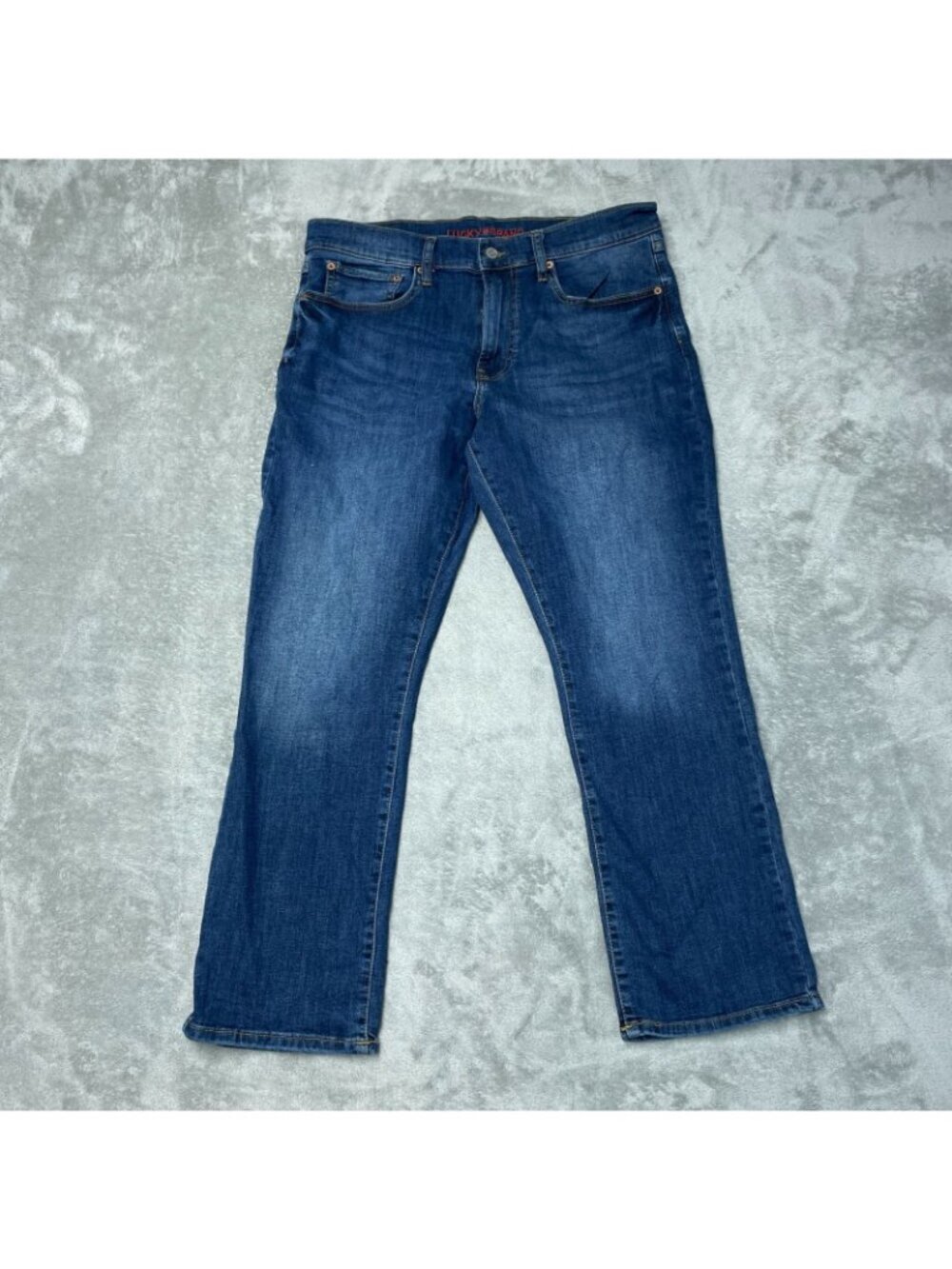Lucky Brand 223 Straight Men's Size 34x29 Medium Blue Jeans Wash Denim d1647 - Picture 3 of 10